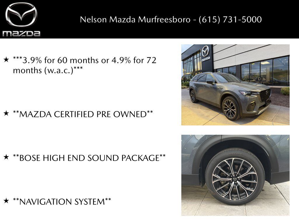 Certified 2025 MAZDA CX-70 Plug-In Hybrid w/ Premium Plus AWD/4WD image 42