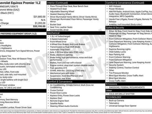 Certified 2023 Chevrolet Equinox Premier image 33