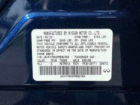 Used 2023 INFINITI Q50 Red Sport 400 w/ Carbon Fiber Package image 33