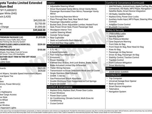 Used 2020 Toyota Tundra Limited w/ Limited Premium Package image 27