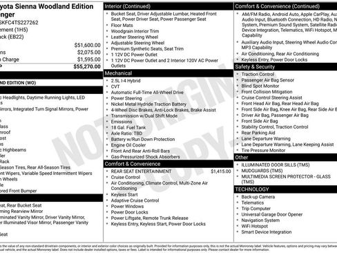 Used 2026 Toyota Sienna XLE Woodland Edition AWD/4WD image 31