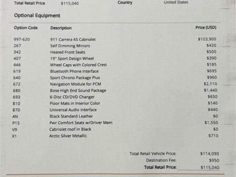 Used 2009 Porsche 911 Carrera 4S AWD/4WD image 10