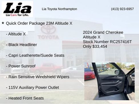 Used 2024 Jeep Grand Cherokee Altitude AWD/4WD image 7