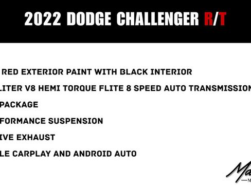 Used 2022 Dodge Challenger R/T w/ T/A Package RWD image 2