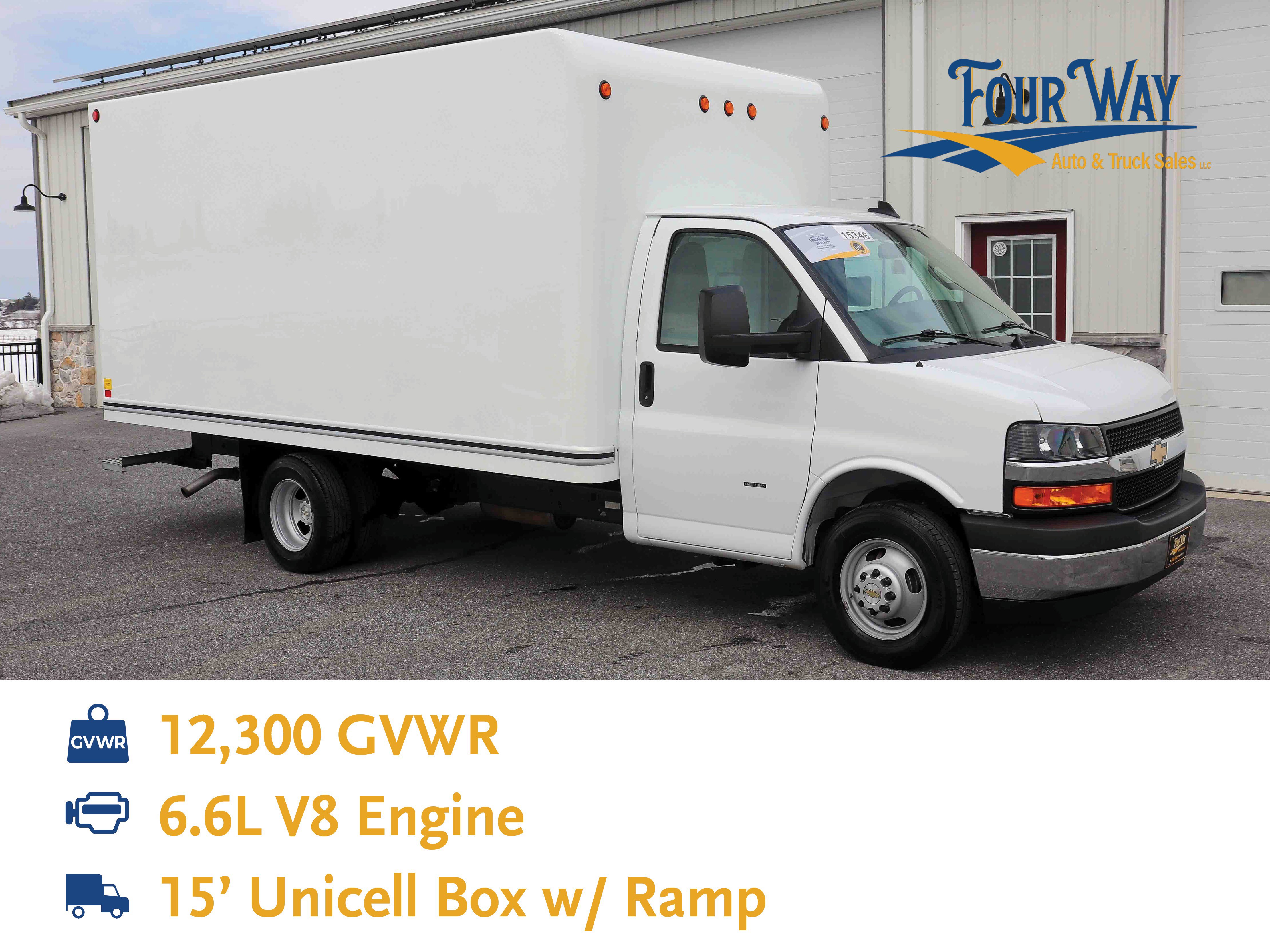 Used 2024 Chevrolet Express 3500 w/ Power Convenience Package RWD image 1