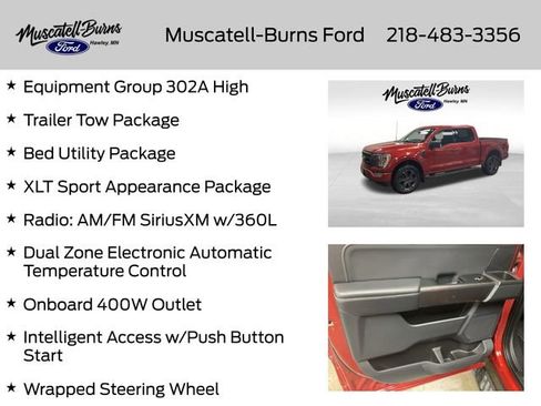 Used 2023 Ford F150 XLT w/ Equipment Group 302A High image 14