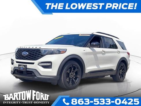 Certified 2023 Ford Explorer ST-Line w/ Class IV Trailer Tow Package RWD image 1