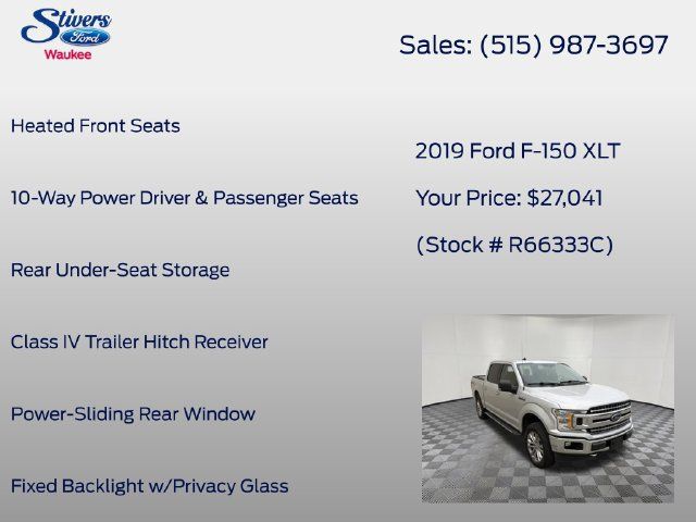 Used 2019 Ford F150 XLT w/ Equipment Group 302A Luxury AWD/4WD image 32