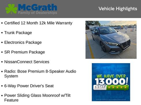Used 2023 Nissan Sentra SR w/ SR Premium Package FWD image 6