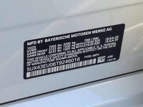 New 2026 BMW X5 xDrive50e w/ M Sport Package image 35