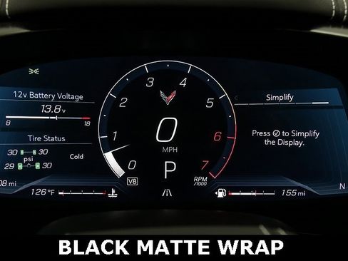 Certified 2025 Chevrolet Corvette Stingray w/ Stealth Interior Trim Package image 14