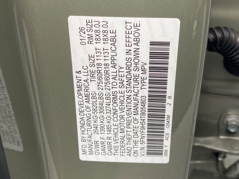 New 2026 Honda Passport TrailSport image 19