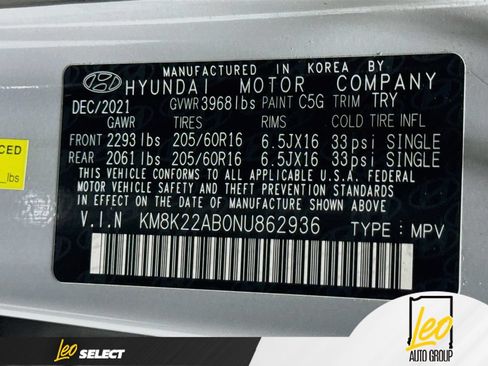Used 2022 Hyundai Kona SE FWD image 32
