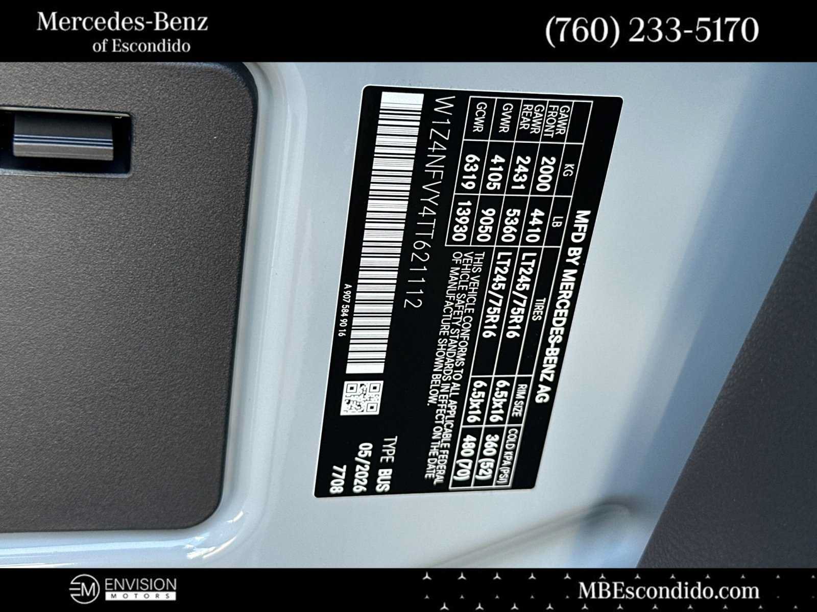 New 2026 Mercedes-Benz Sprinter 2500 image 32