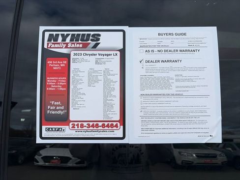 Used 2023 Chrysler Voyager LX FWD image 53
