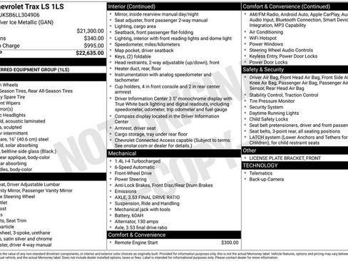 Used 2020 Chevrolet Trax LS FWD image 28