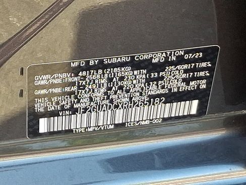 Certified 2024 Subaru Crosstrek 2.0i Premium AWD/4WD image 27