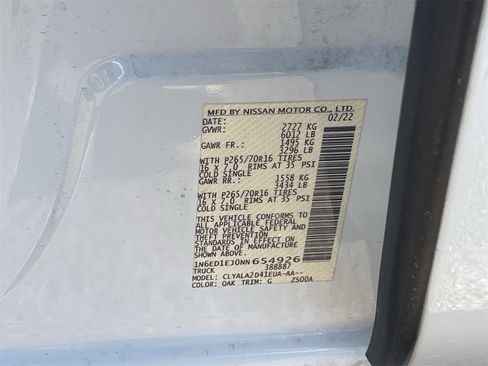 Used 2022 Nissan Frontier S w/ Technology Package image 31