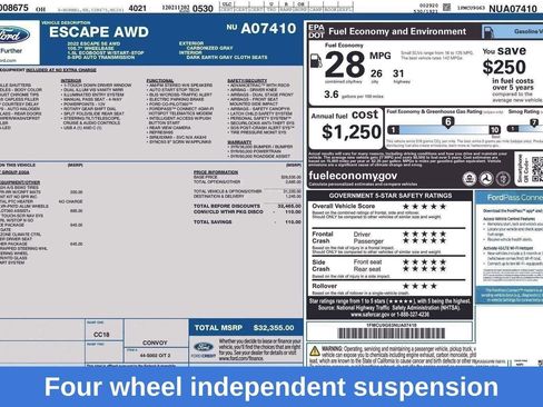 Used 2022 Ford Escape SE w/ Convenience Package image 39