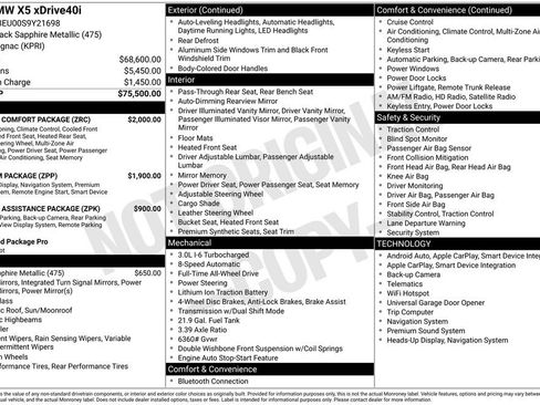 Used 2025 BMW X5 xDrive40i w/ Climate Comfort Package image 21