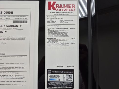 Used 2026 Chevrolet Tahoe Z71 w/ Comfort Package image 35