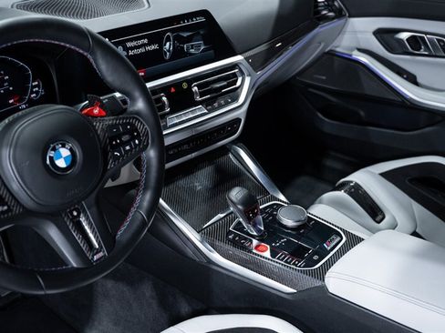 Used 2022 BMW M3 Competition w/ M Carbon Exterior Package RWD image 54