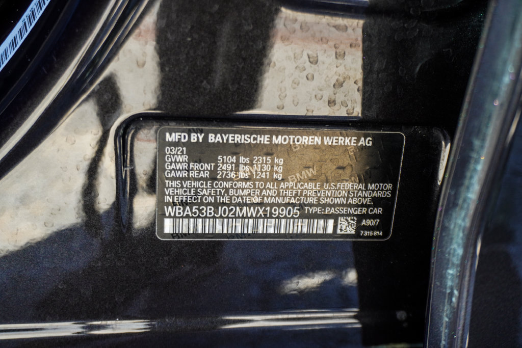 Used 2021 BMW 540i RWD image 44
