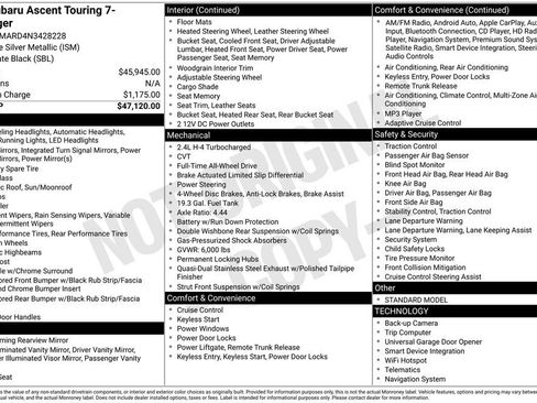 Used 2022 Subaru Ascent Touring image 38
