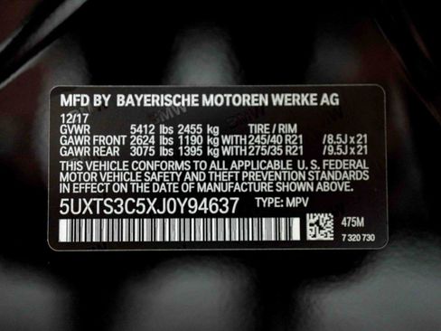 Used 2018 BMW X3 M40i AWD/4WD image 96