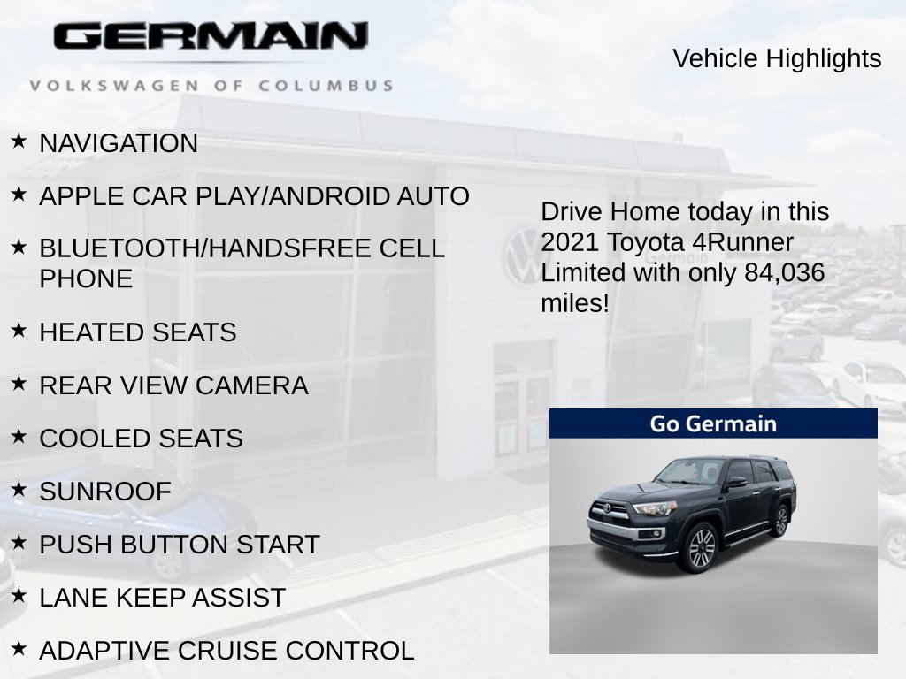 Used 2021 Toyota 4Runner Limited AWD/4WD image 5