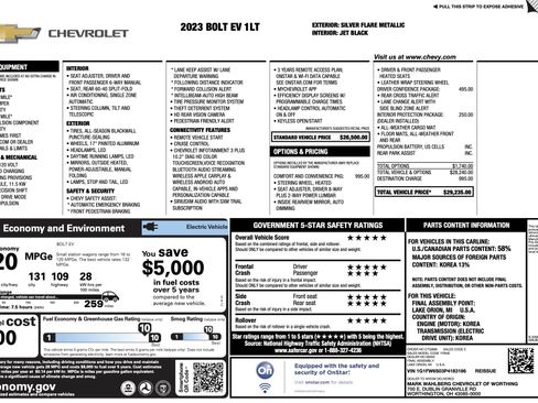 Used 2023 Chevrolet Bolt LT image 5