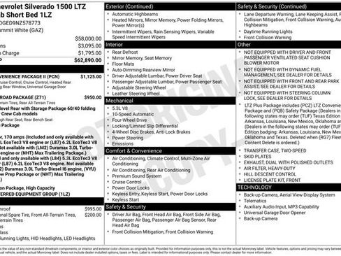 Certified 2022 Chevrolet Silverado 1500 LTZ w/ LTZ Convenience Package II AWD/4WD image 34