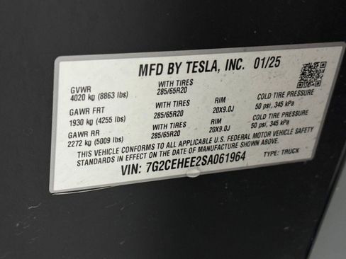 Used 2025 Tesla Cybertruck Cyberbeast image 15