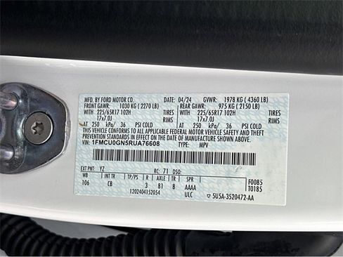 Certified 2024 Ford Escape Active image 46