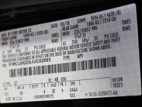 Used 2018 Ford Escape SE FWD image 29