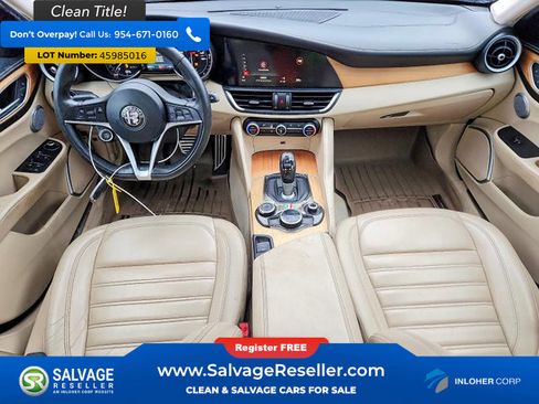 Used 2017 Alfa Romeo Giulia Ti w/ TI Lusso Light Wood Package image 3