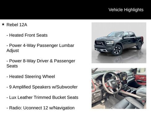 Used 2019 RAM 1500 Rebel AWD/4WD image 26