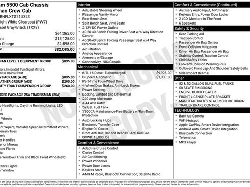 New 2026 RAM 5500 Tradesman AWD/4WD image 22