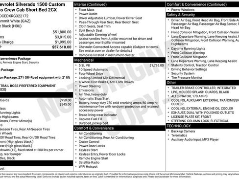 Used 2024 Chevrolet Silverado 1500 Custom Trail Boss image 12