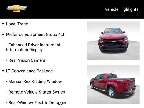 Used 2021 Chevrolet Colorado LT w/ LT Convenience Package AWD/4WD image 18