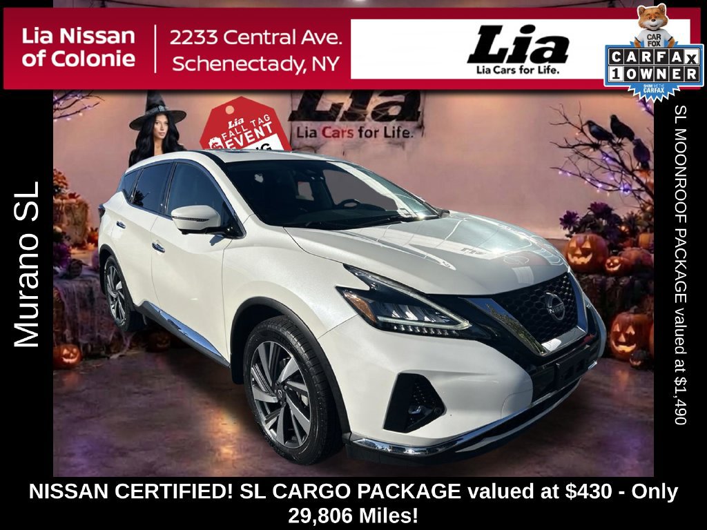Certified 2023 Nissan Murano SL w/ SL Moonroof Package AWD/4WD 360° Tour