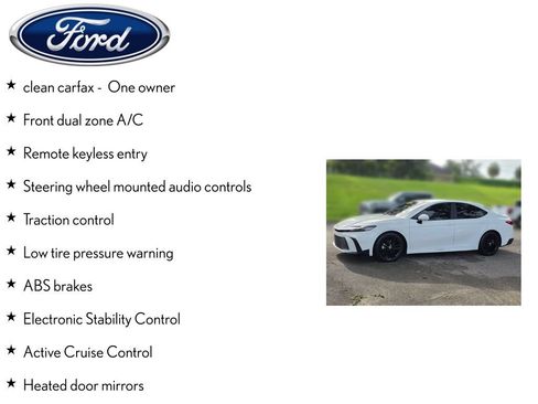 Used 2025 Toyota Camry SE w/ Convenience Package FWD image 4