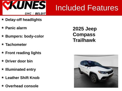 Used 2025 Jeep Compass Trailhawk AWD/4WD image 3