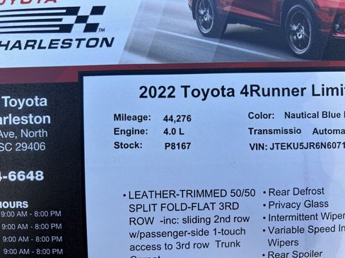 Used 2022 Toyota 4Runner Limited image 22