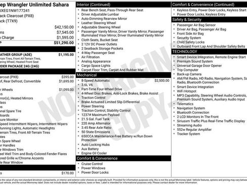 Used 2022 Jeep Wrangler Unlimited Sahara w/ Cold Weather Group AWD/4WD image 32
