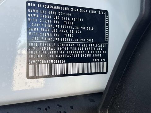 New 2026 Volkswagen Tiguan S FWD image 25