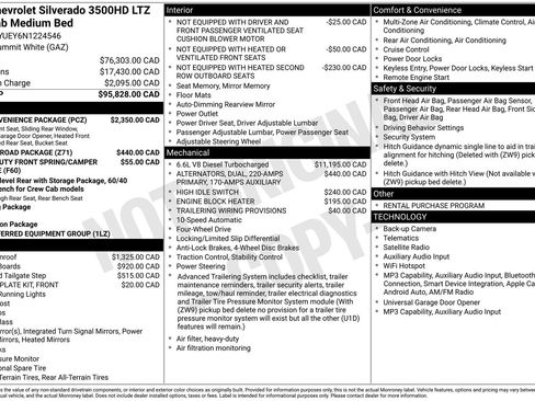 Used 2022 Chevrolet Silverado 3500 LTZ w/ LTZ Convenience Package AWD/4WD image 7