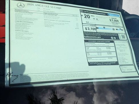 New 2026 Mercedes-Benz GLE 53 AMG 4MATIC Coupe image 16