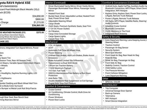 Used 2021 Toyota RAV4 XSE w/ XSE Grade Weather Package image 26