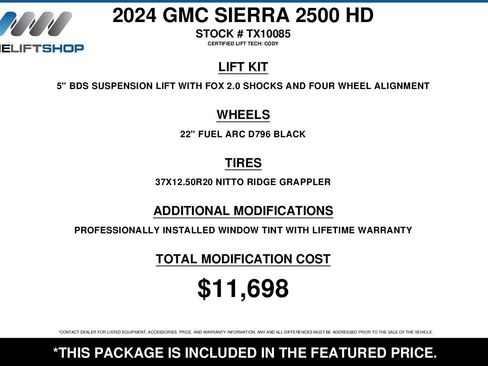 Used 2024 GMC Sierra 2500 Denali w/ Denali Reserve Package AWD/4WD image 2